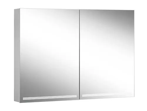 Schneider GRACE TW Armoire de toilette avec éclairage, 2 portes 50/50cm, 995x120x700mm, intensité lumineuse variable, 2000-6500K