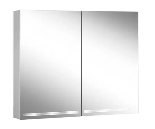 Schneider GRACE TW Armoire de toilette avec éclairage, 2 portes 45/45cm, 895x120x700mm, intensité lumineuse variable, 2000-6500K
