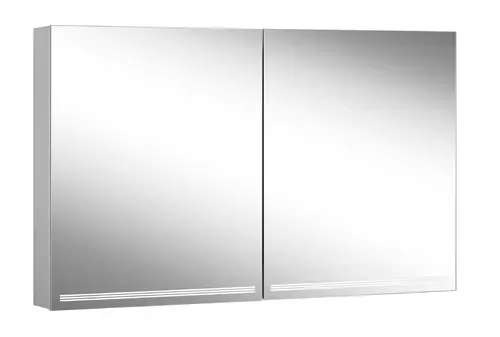 Schneider GRACE TW Armoire de toilette avec éclairage, 2 portes 60/60cm, 1195x120x700mm, intensité lumineuse variable, 2000-6500K