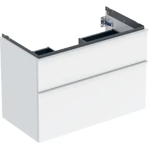 Geberit iCon armoire basse pour lavabo, 2 tiroirs, 88,8x61,5x47,6 cm, 502305