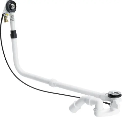 Viega Multiplex Trio Trio ensemble de trop-plein et de trop-plein extra long pour baignoires spéciales