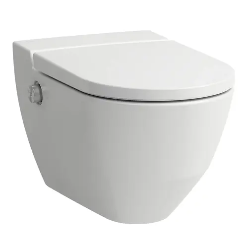LAUFEN WC douche Navia Cleanet, lavable 4,5/3 Betteres, sans rebord, sans rebord, 37x58 cm