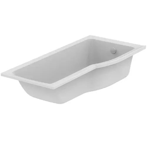 Ideal Standard Connect Air Baignoires à encombrement réduit 1695x795x390mm, avec zone de douche, droite