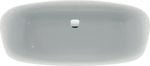 Ideal Standard Dea Baignoire en pose libre Duo 1700x750x610mm, avec garniture d‘écoulement, blanc