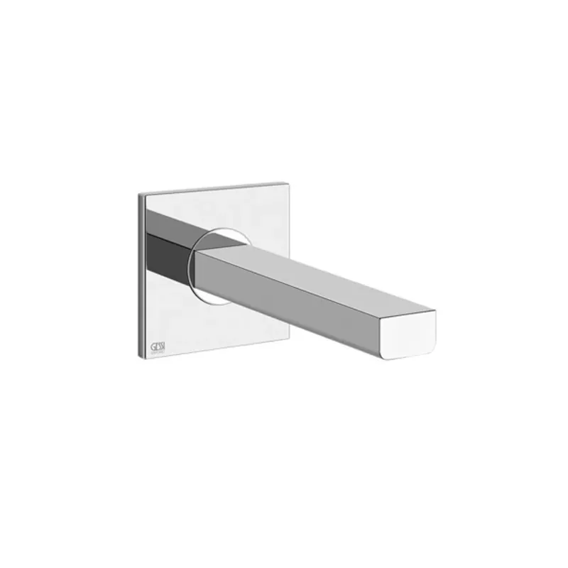 Gessi Emporio Via Manzoni Bec de baignoire mural pour mitigeur monocommande séparé, saillie 187 mm
