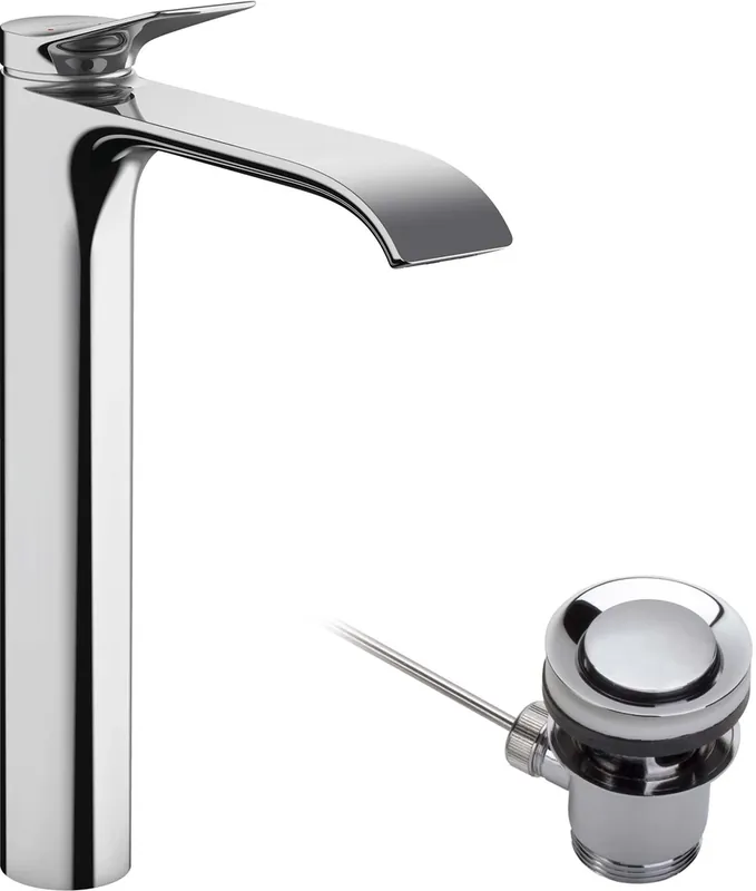 hansgrohe Vivenis robinetterie de lavabo 250 pour vasque, avec vidage à tirette