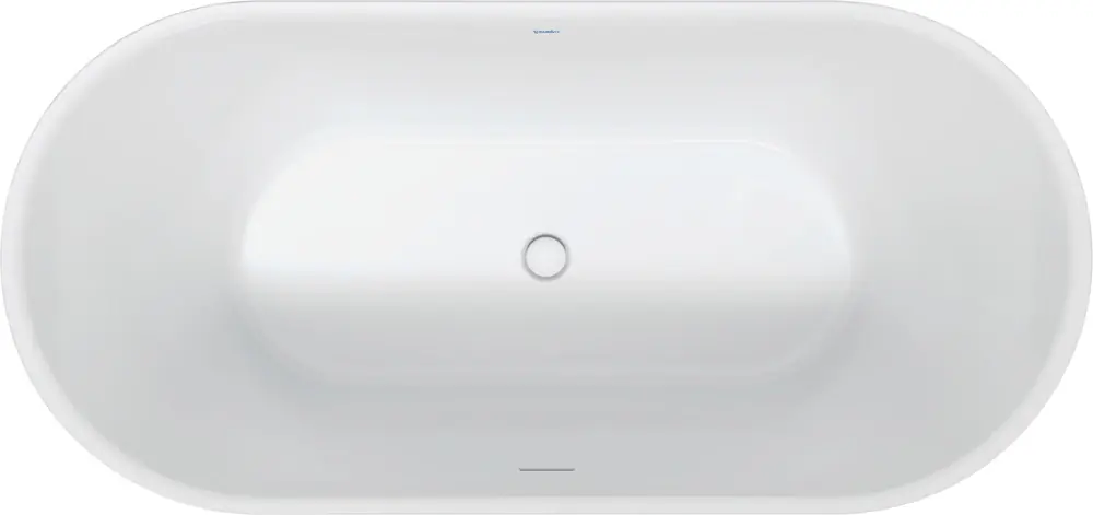 Baignoire Duravit DuraSenja, blanche, à poser