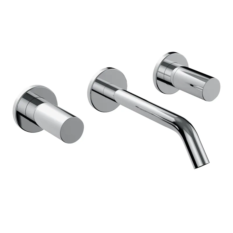 LAUFEN Kartell Mitigeur de lavabo à encastrer à 2 poignées, bec fixe, saillie 175 mm