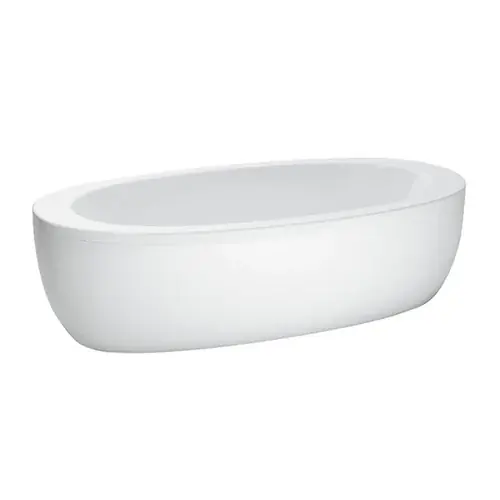 LAUFEN ILBAGNOALESSI Baignoire 2030x1020x460mm, incl. tablier, incl. cadre de pied, blanc