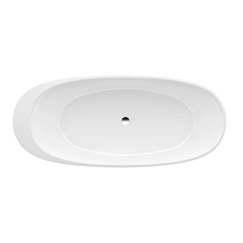 LAUFEN ILBAGNOALESSI Baignoire, en pose libre, en fonte minérale, 1850x800x440mm