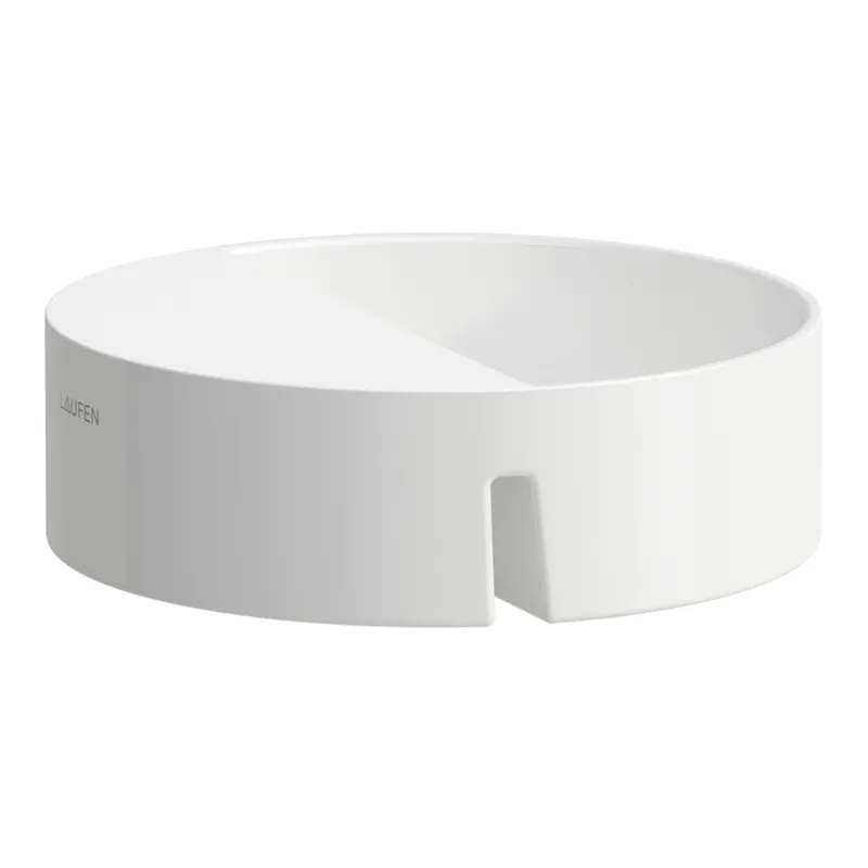LAUFEN Sonar tablette, pour baignoire, D= 270 mm, Marbond, blanc