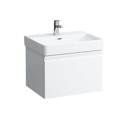 LAUFEN Pro S Meuble sous-lavabo, 1 tiroir et tiroir intérieur, pour lavabo H810963, 570x450x390mm