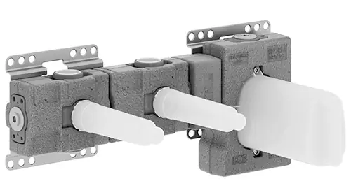 Module de thermostat encastré Dornbracht avec 2 vannes