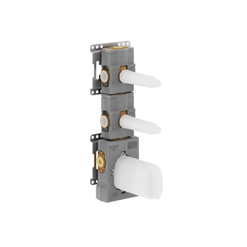 Module de thermostat encastré xTOOL de Dornbracht avec 2 vannes