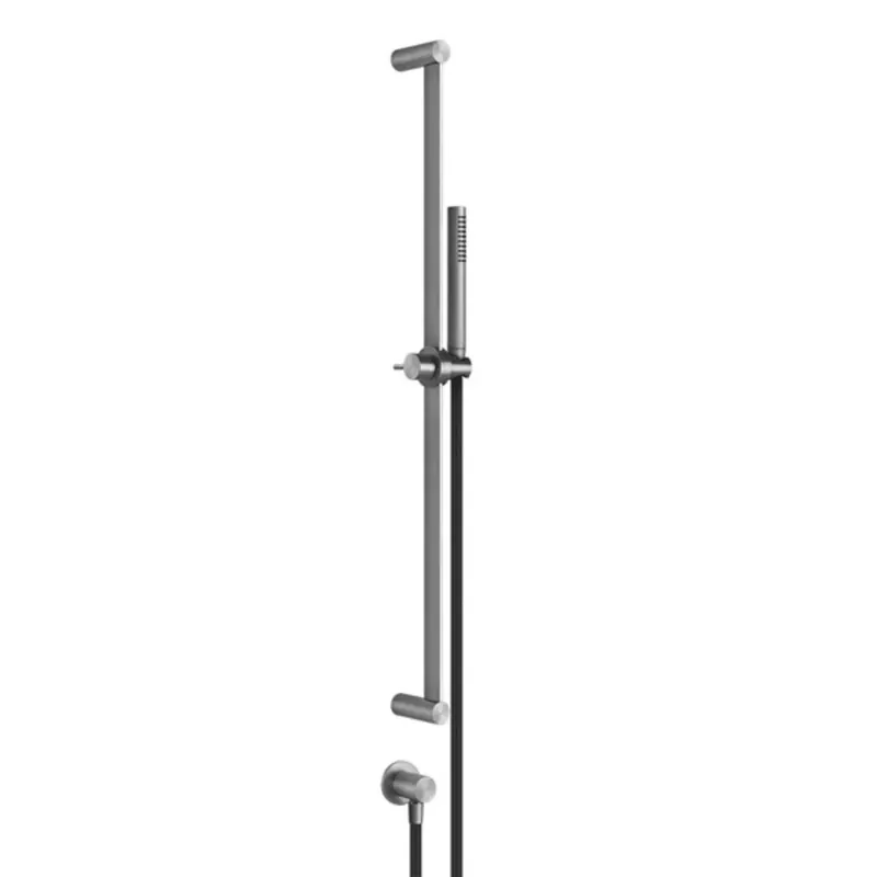 Ensemble de barres de douche Gessi316 800 mm, avec raccord mural coudé 1/2, 727