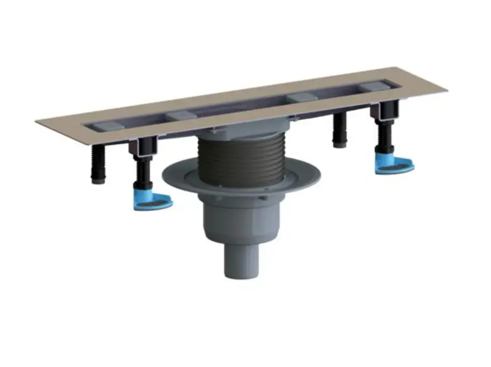 DALLMER caniveau de douche CeraLine vertical F, 900mm, DN 50 hauteur 110mm