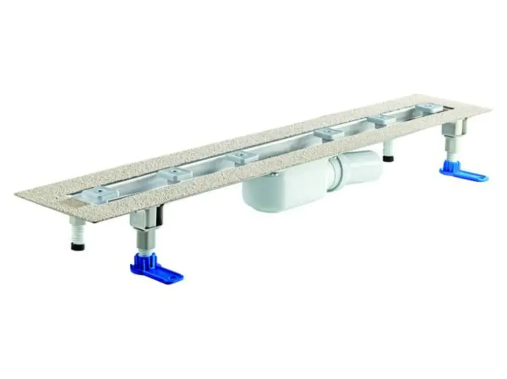 DALLMER caniveau de douche CeraLine PLAN F 500mm, DN 50 Hauteur totale 90mm