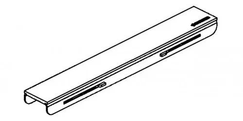 DALLMER couvercle CeraLine Design mat, verrouillable, 500mm