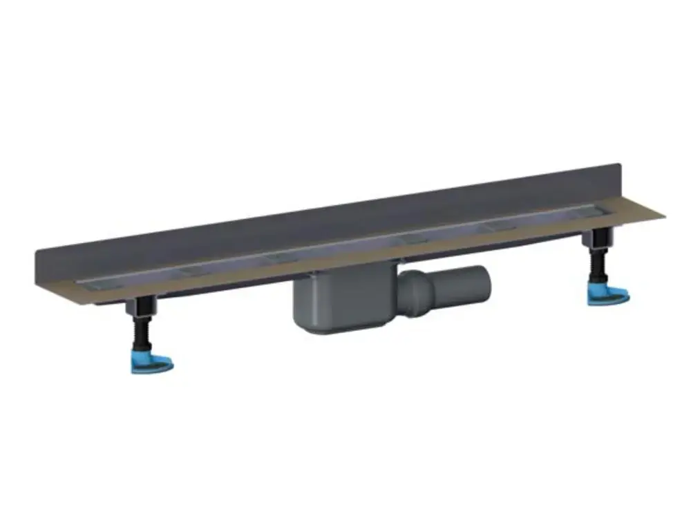 DALLMER caniveau de douche CeraLine W 1000mm, DN 50 Hauteur 110mm