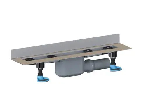 DALLMER caniveau de douche CeraLine W 500mm, DN 50 Hauteur 110mm
