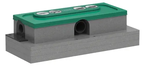 hansgrohe uBox universal corps de base caniveau de douche corps davaloir pour installation plate
