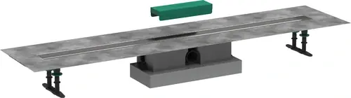 hansgrohe uBox universal kit complet, installation standard pour kit de finition de caniveau de douche 1200mm