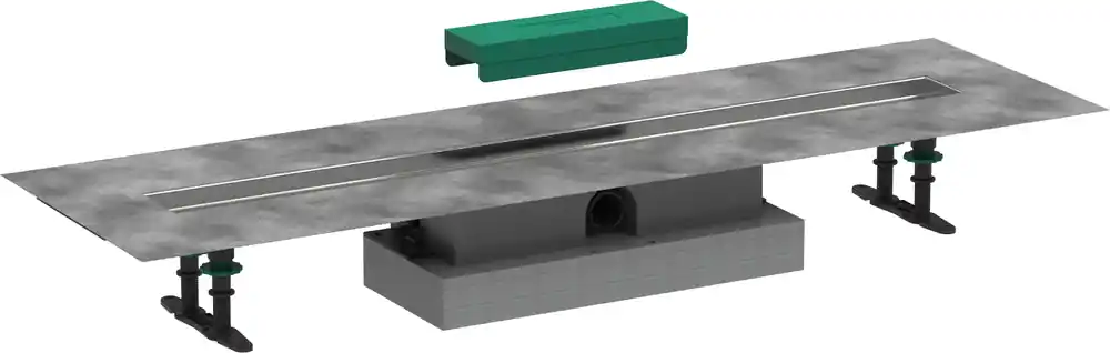 hansgrohe uBox universal kit complet, installation plate pour kit de finition de caniveau de douche 900mm