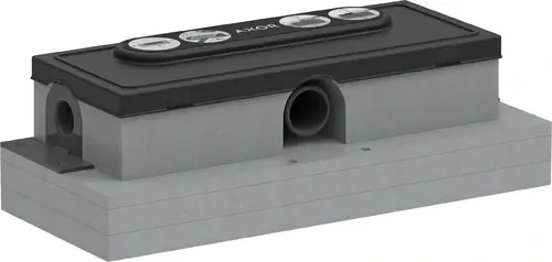 hansgrohe AXOR Drain corps de base pour caniveau de douche, installation plate