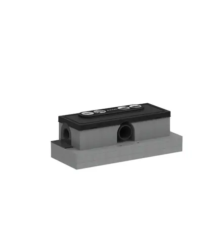 hansgrohe AXOR Drain corps de base pour caniveau de douche, installation standard