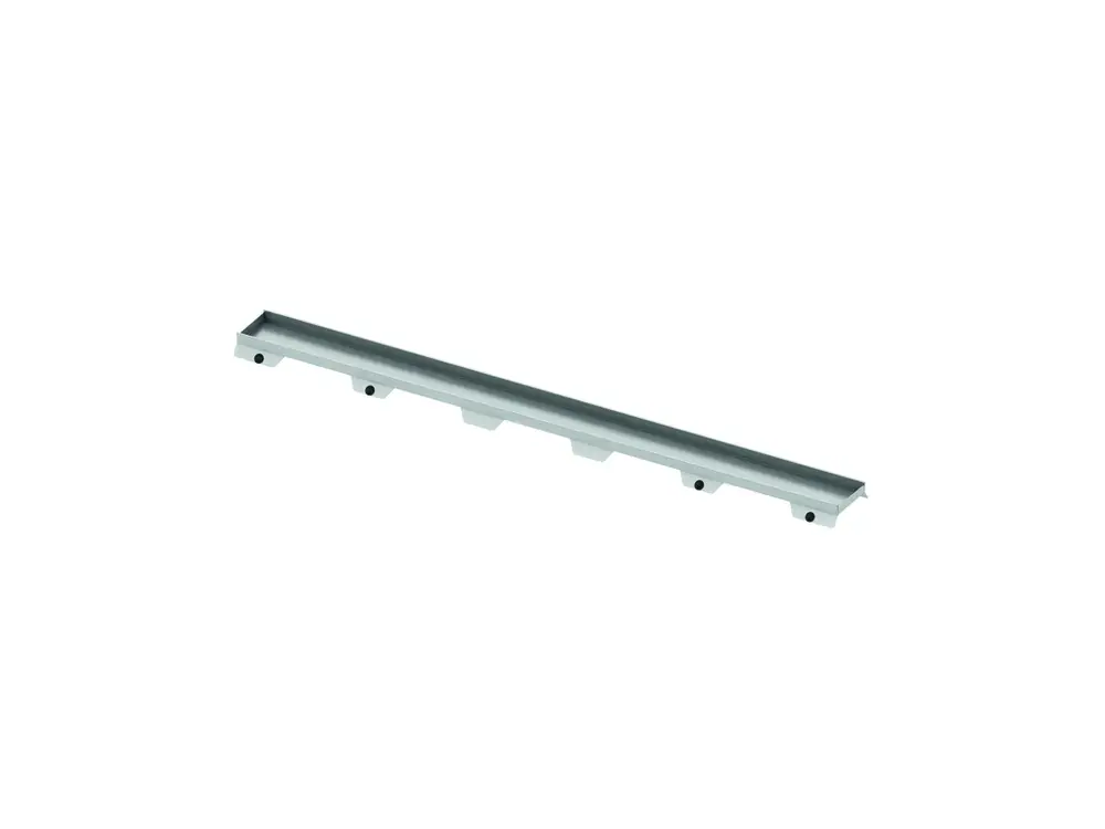 Bac à carrelage TECEdrainline "plate II" pour receveurs de douche droits, 700mm, poli