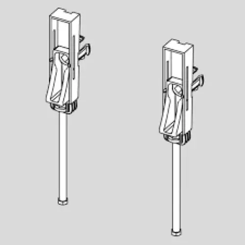 Fixation invisible de TECE pour TECE one WC