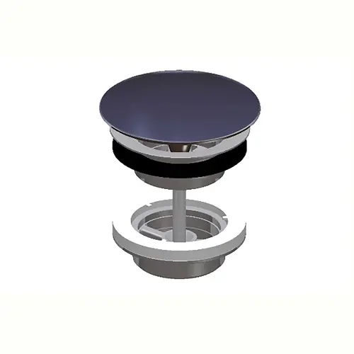 LAUFEN Vanne découlement, avec cache-valve, pour lavabo sans trop-plein, avec clapet chromé