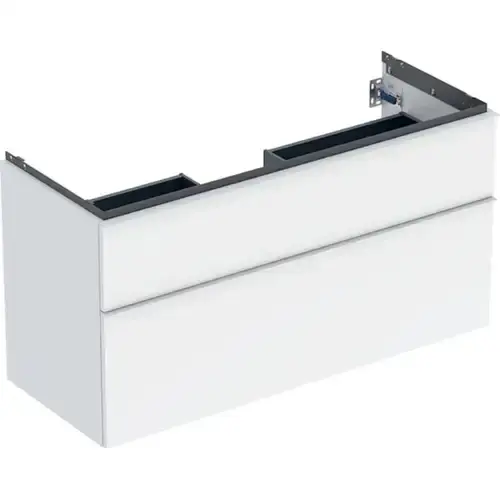 Geberit iCon armoire basse pour lavabo, 2 tiroirs, 118,4x61,5x47,6 cm, 502306