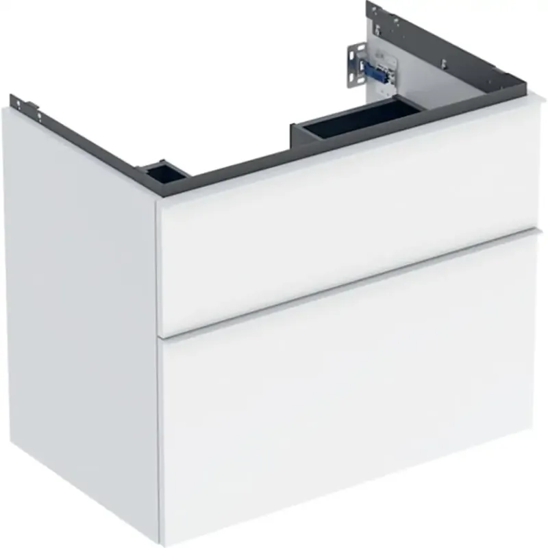 Geberit iCon armoire basse pour lavabo, 2 tiroirs, 74x61,5x47,6 cm, 502304