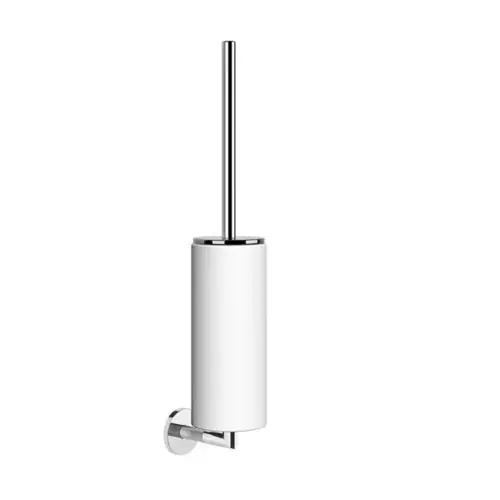 Gessi Anello Ensemble brosse de toilette, montage mural, réservoir blanc mat