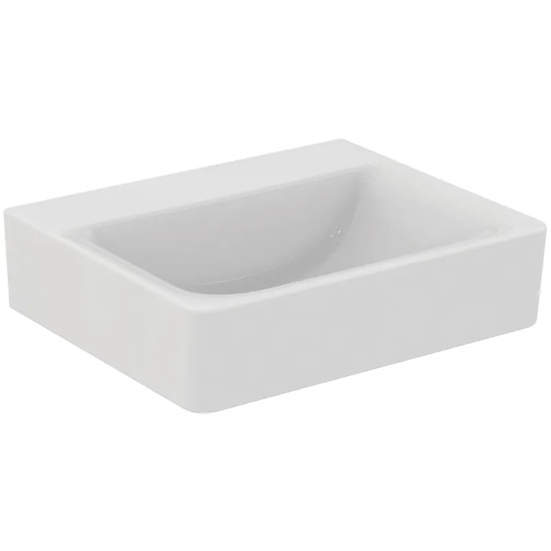 Ideal Standard Connect lavabo, sans trou pour robinet, sans trop-plein, 550x460x175mm