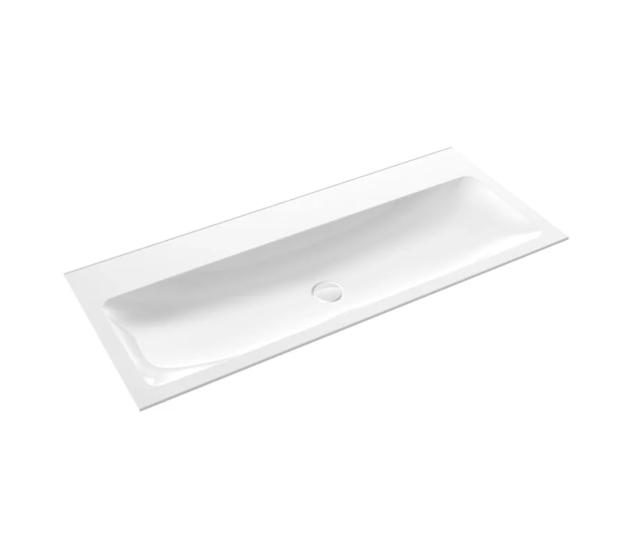 emco evo 1200 lavabo, 1211x522mm, sans trop-plein, pour meuble bas evo 1200