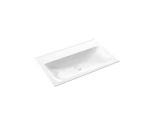 emco evo 800 lavabo, 811x522mm, sans trop-plein, pour meuble bas evo 800