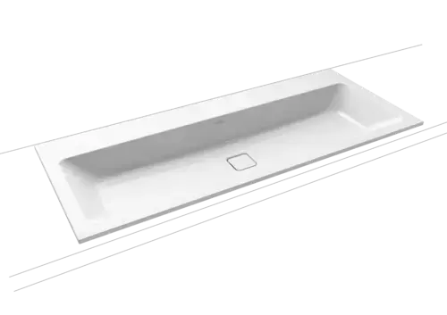 KALDEWEI CONO lavabo à encastrer 3082, 1200x500x14 mm