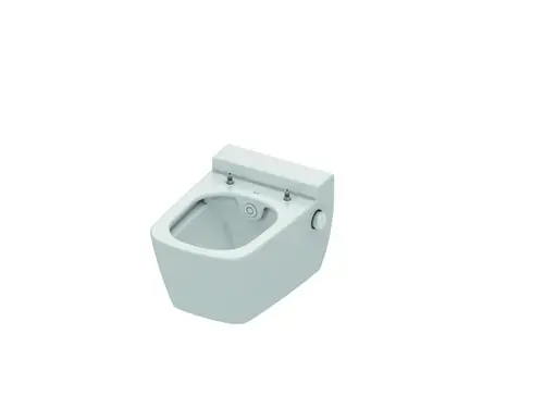 TECEone WC douche, eau chaude et froide, à fond creux, 358x350x540mm, sans rebord, blanc