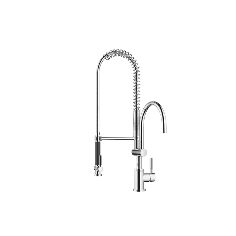 Dornbracht TARA Mitigeur monocommandé professionnel, bec pivotant à 360°, saillie 200mm