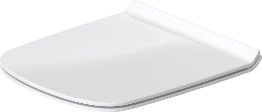 Siège de WC Duravit DuraStyle sans charnières SoftClose acier inoxydable