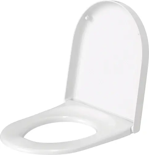 Siège Duravit Darling New et Starck 2 WC, sans soft close, blanc