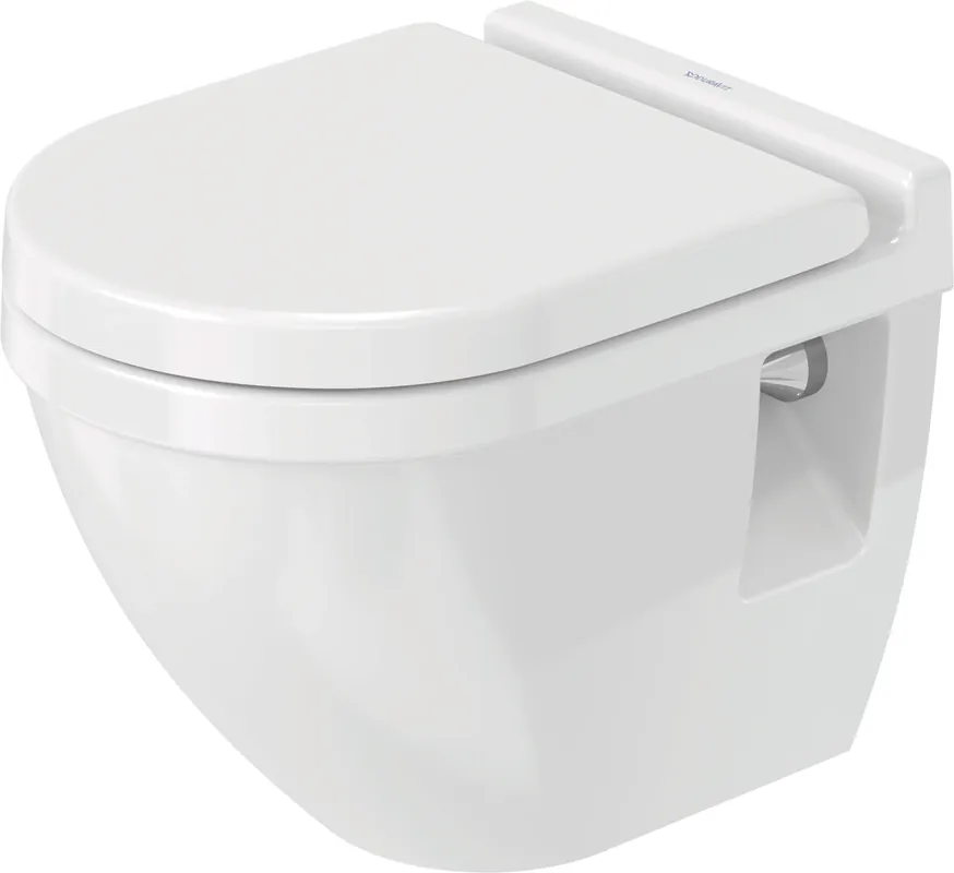 WC suspendu Duravit Starck 3 Compact 47,5 cm, lavable