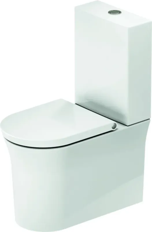 WC suspendu Tulip blanc pour combinaison, sans rebord, sortie horizontale, 650 mm, 9
