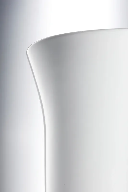 Tulip blanc lavabo à poser, largeur 500mm, sans trou pour robinet, sans trop-plein