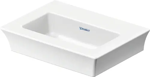 Tulip blanc lave-mains, largeur 450mm, sans trou pour robinet, sans trop-plein, 0