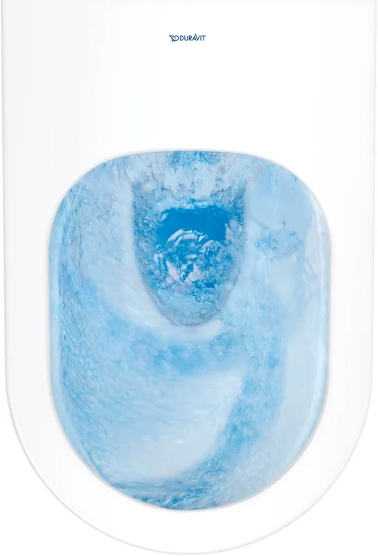 WC suspendu White Tulip avec HygieneGlaze, Rimless, sortie horizontale, 540mm
