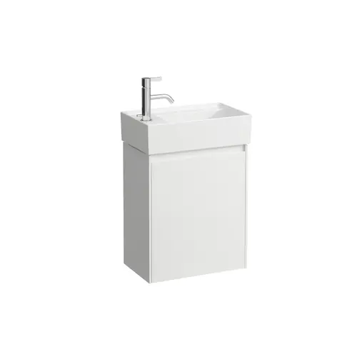 LAUFEN LANI pour Kartell Meuble sous-lavabo, 1 porte, charnières à gauche, 435x270x515mm