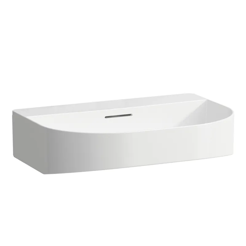 LAUFEN Sonar lavabo à poser, sans trou pour robinet, avec trop-plein, 600x420mm, poli